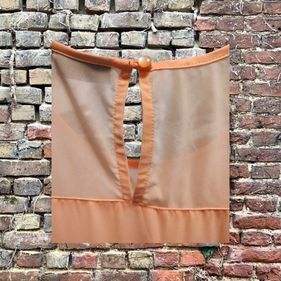 a.n.a. Peach Silk Tank Top, size Large EUC - Picture 3 of 6